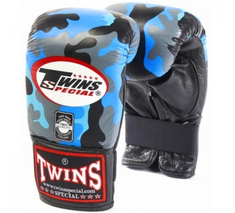 Тренировочные снарядные перчатки Twins Special (TBGL-1H army blue)